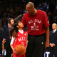 Kobe Bryant and his daughter Gianna at the 2016 NBA All-Star Game (Elsa/Getty Images)